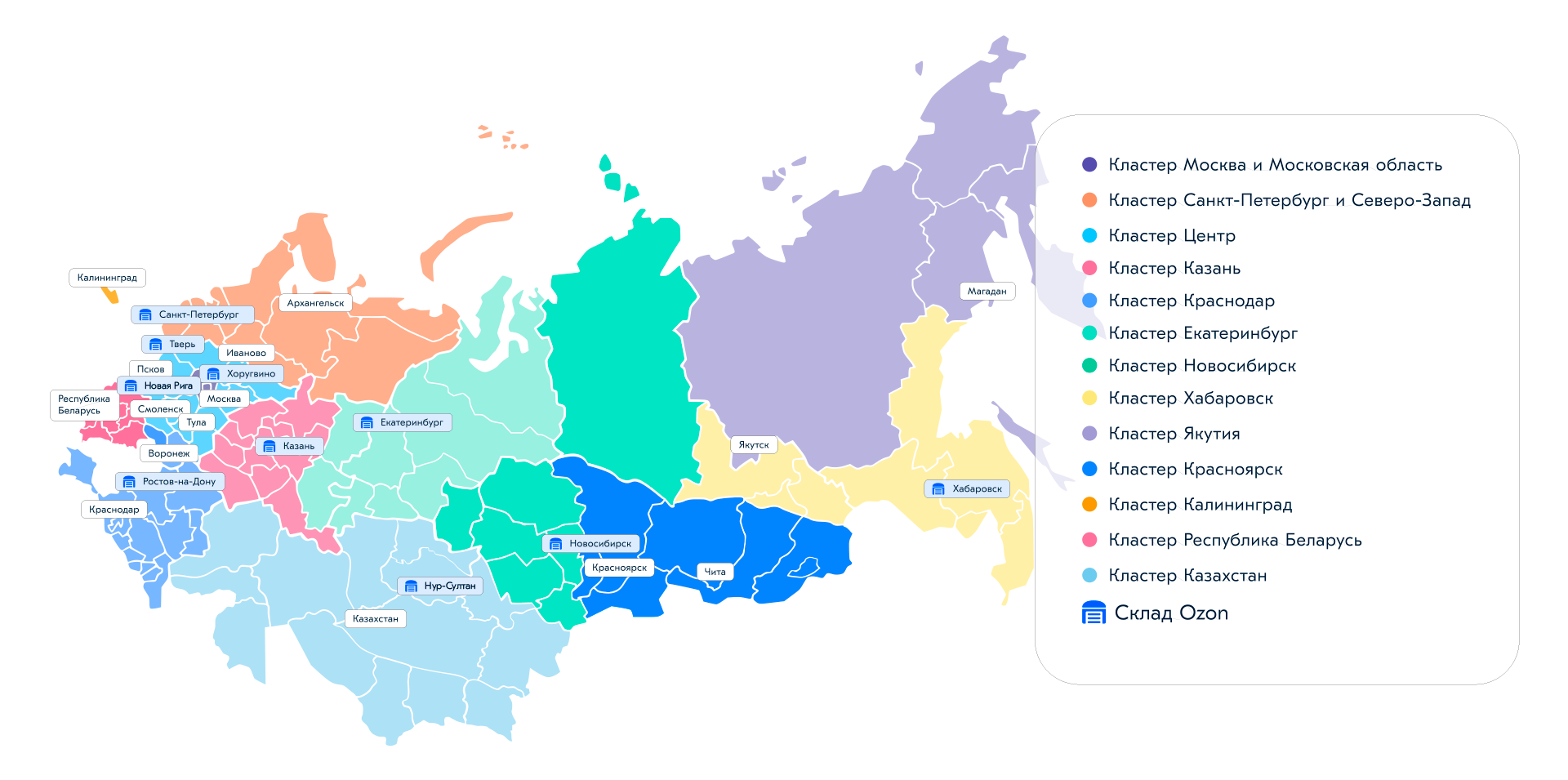 Озон московская область